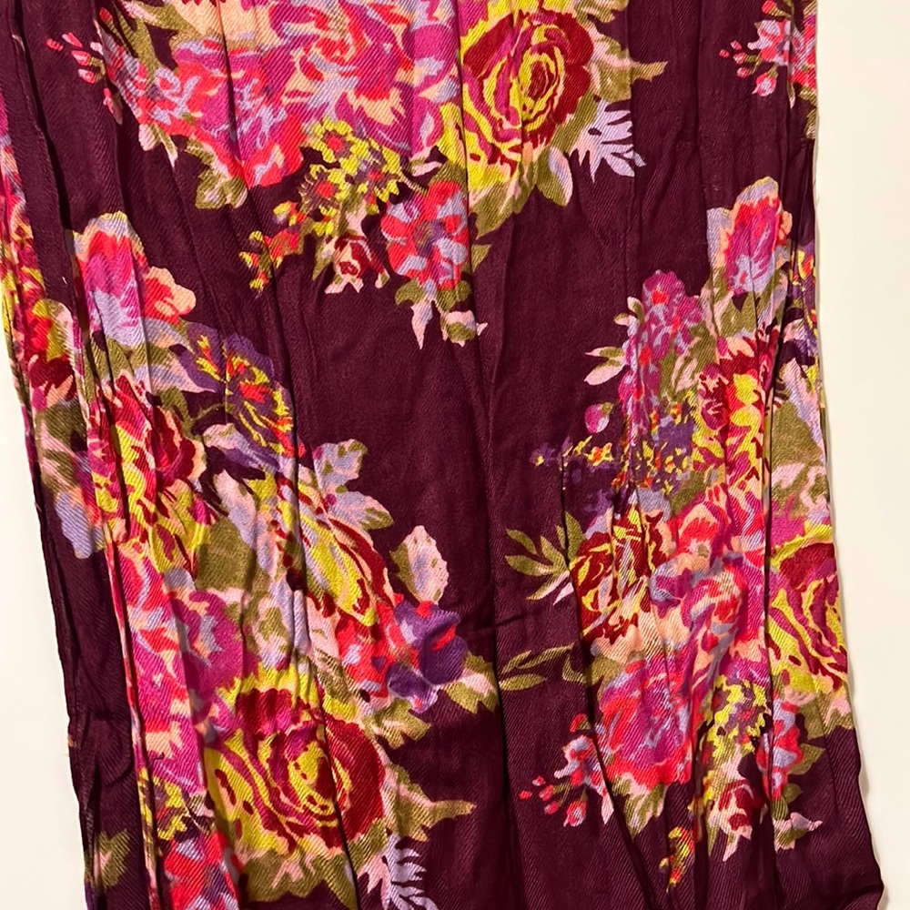 Floral Plum Scarf